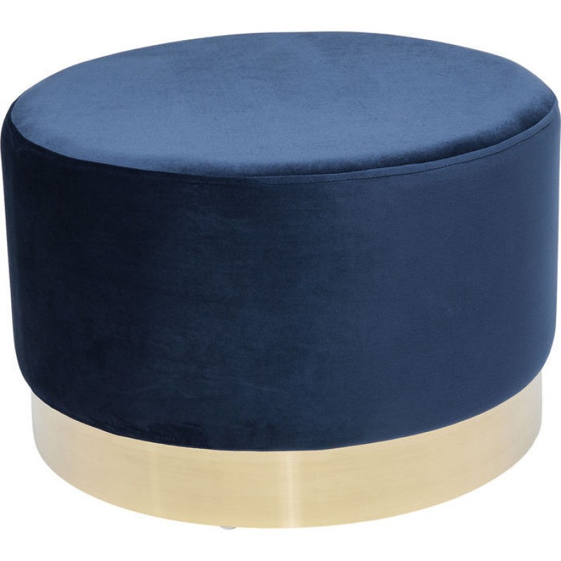 Stool Cherry Blue Brass Ø55cm